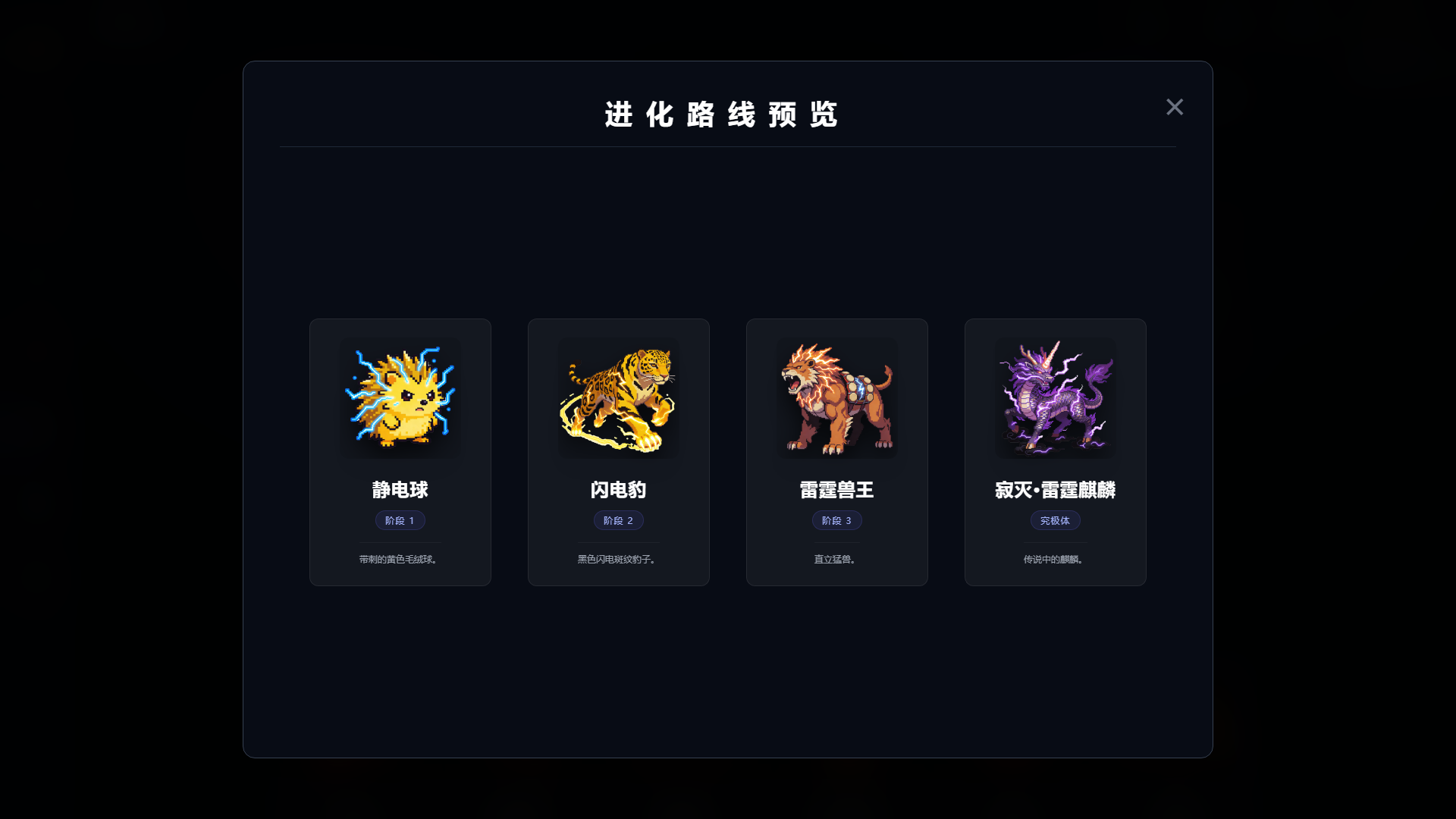 雷系麒麟进化路线预览